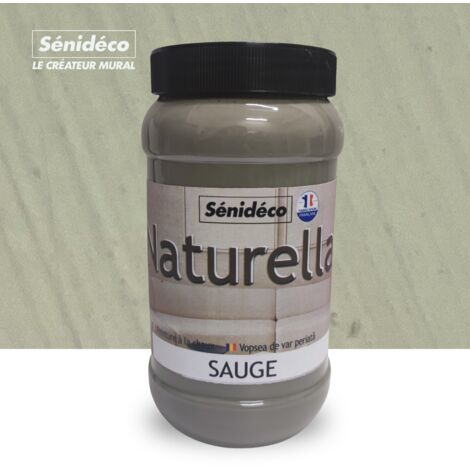 Peinture naturelle à la chaux - Naturella 1L pour 10 m² coloris Sauge (1/5)