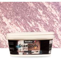 Peinture décorative sablée métallisée - DIAMONDS 2,5L pour 20m² coloris Magic