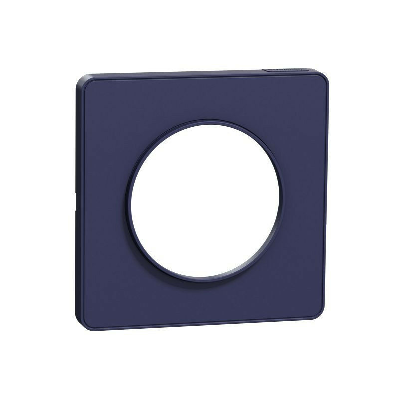 Odace Touch- plaque de finition 1 poste - Cobalt (S550802)