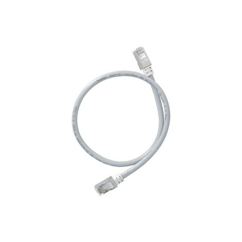 Cordon de brassage RJ45/RJ45 Grade 3 longueur 0.50m (TN712)