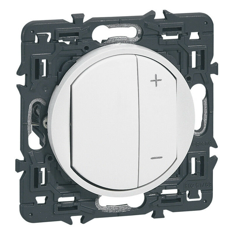 Interrupteur variateur Céliane 300W Blanc (099735)