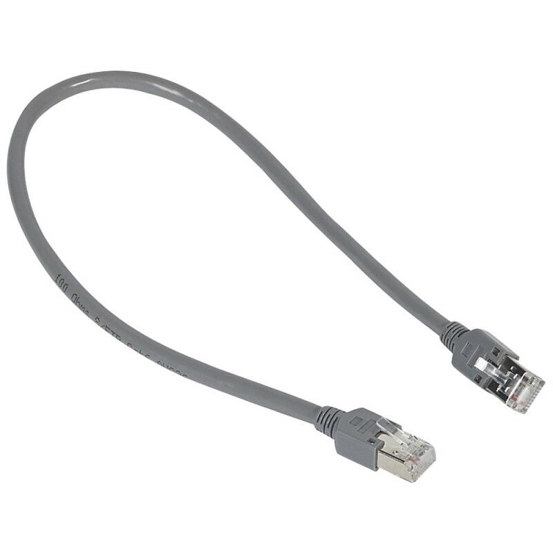 Cordon souple multimédia S-FTP pour module de brassage référence 413004 longueur 0,4m (413046)
