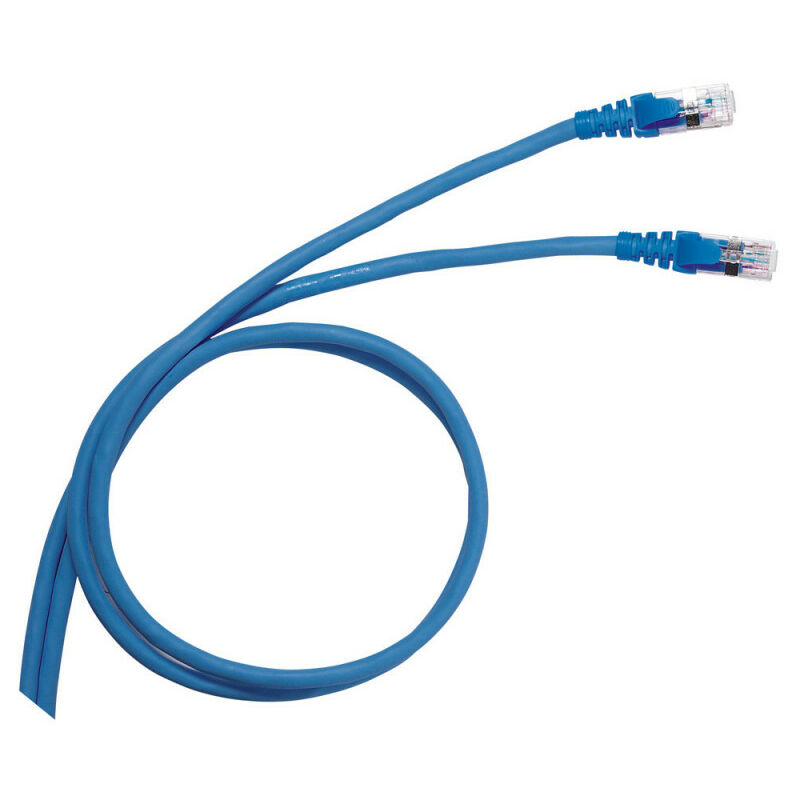 Câble Ethernet catégorie 6 U/UTP RS PRO, Bleu, 5m PVC Avec connecteur