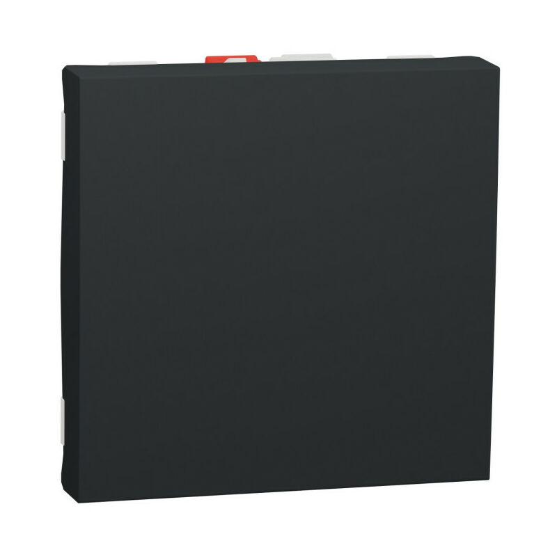 Unica - va-et-vient - 10A - connexion rapide - 2 mod - Anthracite - méca seul (NU320354)
