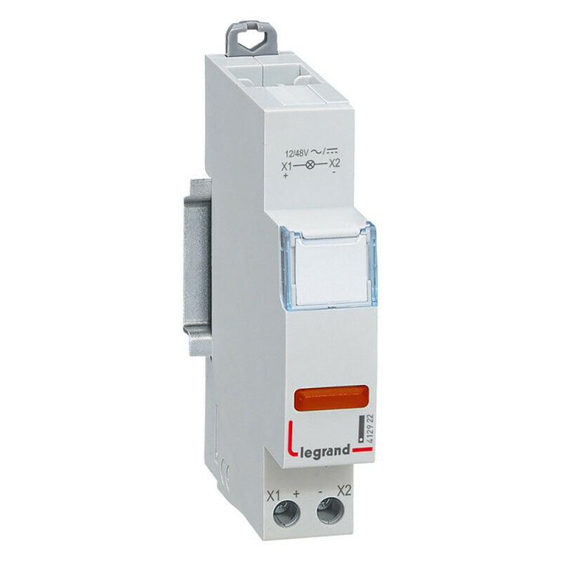 Voyant à LED CX simple 12V à 48V ou 12V à 48V rouge 1 module (412922)