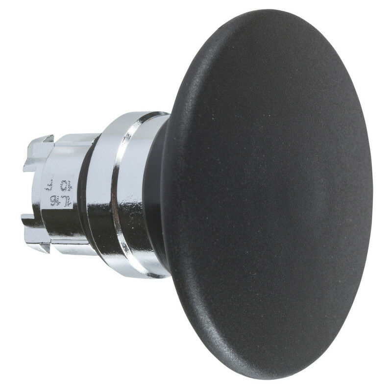 Interrupteur à bouton poussoir momentané - Tête champignon 60 mm -  N.O./N.F. - Rouge