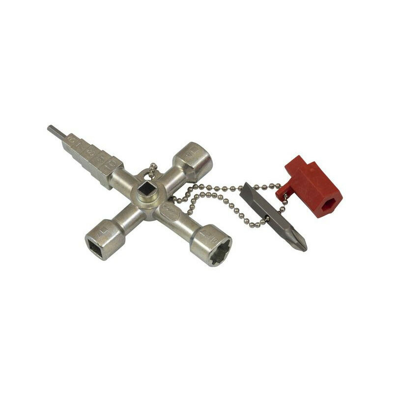 Clé En Croix SuBMaster CIMCO 112990 - Pour Travaux De Bâtiment Et Bricolage, Neuve Sous Blister
