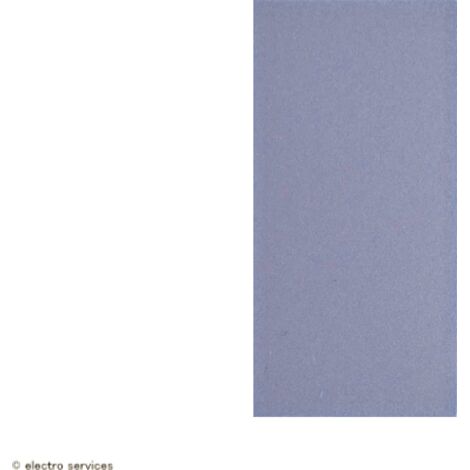 Enjoliveur interrupteur Hager Gallery 1 module  Titane