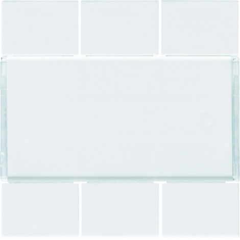 Enjoliveur 6 boutons poussoirs KNX gallery pure (WXE306B) (1/2)