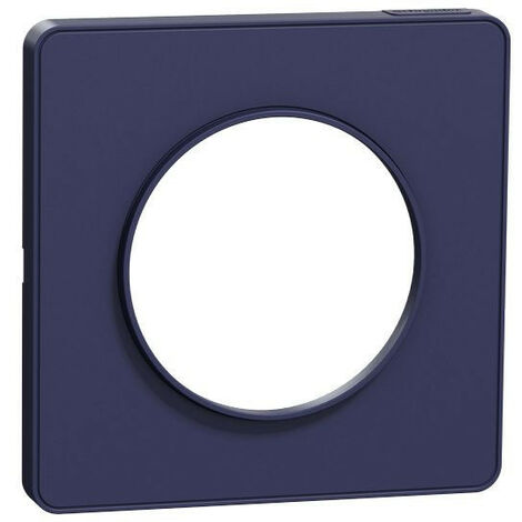Odace Touch- plaque de finition 1 poste - Cobalt (S550802)