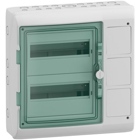 Mureva coffret polyvalent 448x460mm 2 rangées 12 Modules 3 Ouvertures 90x100mm (13971M) (1/2)