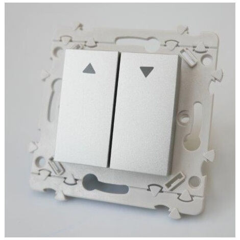 Double Va-et-vient pour volets roulants/stores - Titane - Essensya - WE300T - Hager