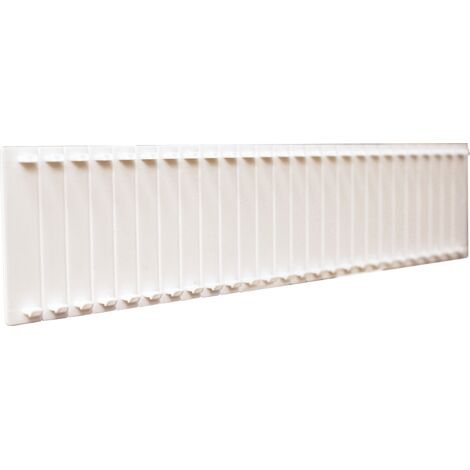 Obturateur blanc fractionnable pour coffret plastique MAXI-RAIL - obturateur - OBTURATEUR 13 MODULES