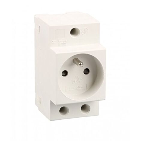 EUROHM PRISE MODULAIRE 2P+T 16A 2,5 MODULES - 19099 (1/5)
