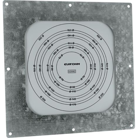 Membrane de passage étanche 30x30 sans cadre diamètre 80/200 (52092)