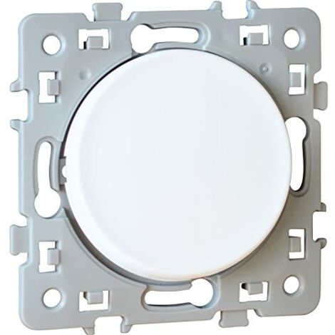 Bouton poussoir blanc Square (60202) (1/6)