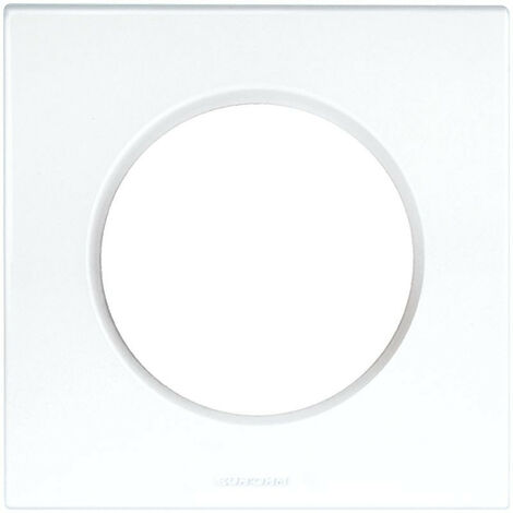 Lot de 50 plaques blanches 1 poste Square (60296)