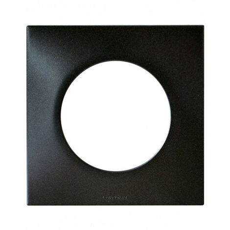 Plaques de finition polycarbonate - Anthracite - SQUARE 1 poste (1/6)