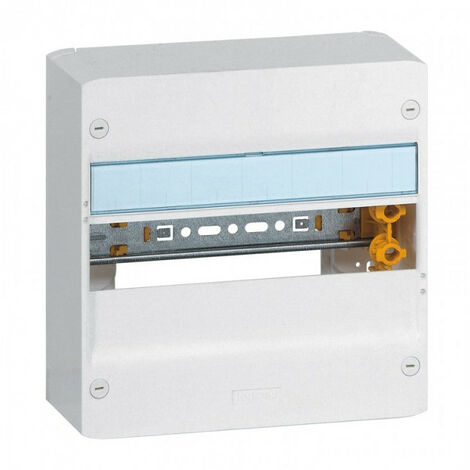 Legrand – Coffret électrique Drivia 13 modules 1 rangée IP30 IK05 – Installation en saillie ou encastrée – Protection optimale pour installations électriques