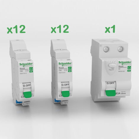 Probox Resi9 XE lot de disjoncteurs Schneider (PFRB50)