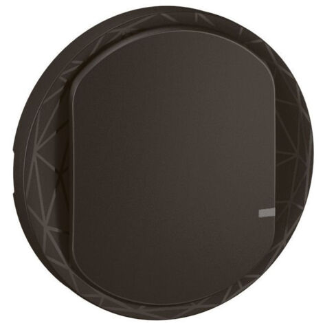 Enjoliveur interrupteur sans Neutre/commande Céliane with Netatmo - Noir (CN1403)