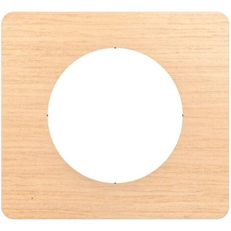 Plaque de finition Vintage Céliane 1 poste  Hêtre