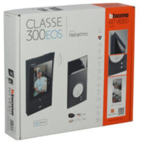 Kit Classe 300EOS with Netatmo BT363928 – Écran 5 pouces vertical noir – Platine Linea 3000 – Alimentation incluse