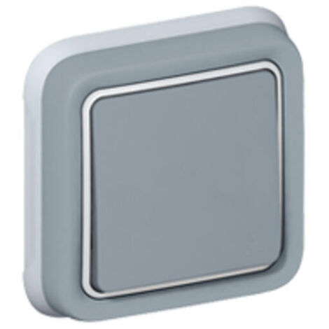 Legrand – Interrupteur va-et-vient étanche encastré IP55 10AX 250V – Résistant aux chocs IK07 – Pour environnements humides et extérieurs