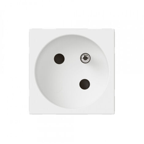 Prise de courant 2P+T mosaic link 2m fb blanc standard (077105L) (1/3)
