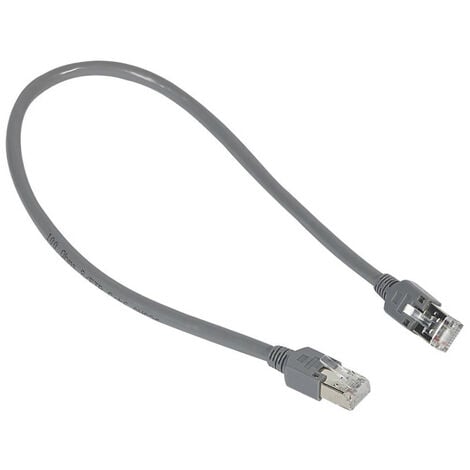 Cordon souple multimédia S-FTP pour module de brassage référence 413004 longueur 0,4m (413046)