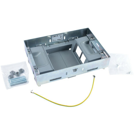 Kit support pour boîte de sol affleurante prises verticale 2 rangées 4 modules LEGRAND 088123