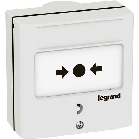 Legrand – Dispositif de commande coupure 1 contact – Fixation encastrée ou saillie – Accessoire sécurité incendie – Pour installations électriques