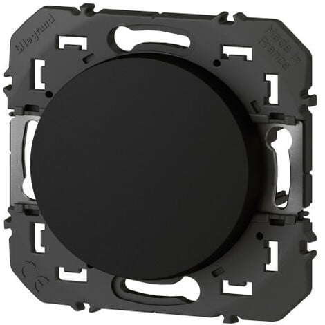 Interrupteur ou va-et-vient dooxie 10AX 250V finition noir emballage blister (095260)