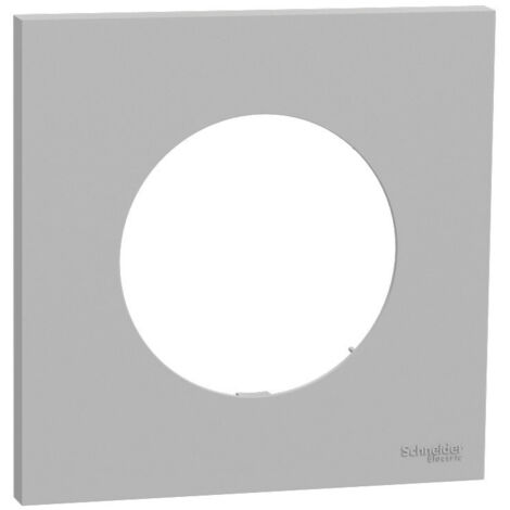 Plaque Odace Gris galet 1 poste (S901702) (1/3)