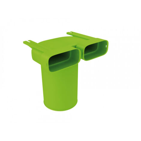 Xcmv 60x130x125 - coude mixte vertical 60x130x125 clip & go avec bouchon (464006)