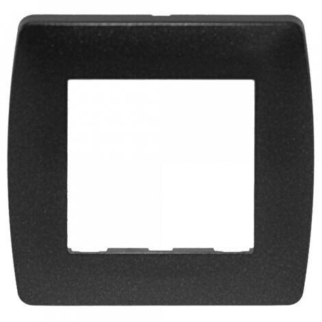 Plaque de finition polycarbonate - 1 poste - ESPRIT Couleur Anthracite