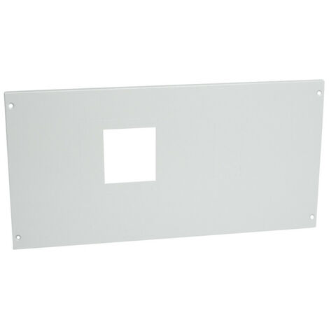 Plastron métal à vis pour 1 DPX630 avec commande en position horizontale dans XL34000 et XL3800 hauteur 300mm (020923)