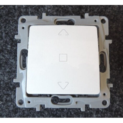 Legrand 664711 Interrupteur de volets roulants niloé - 3 poSitions - pur (1/2)