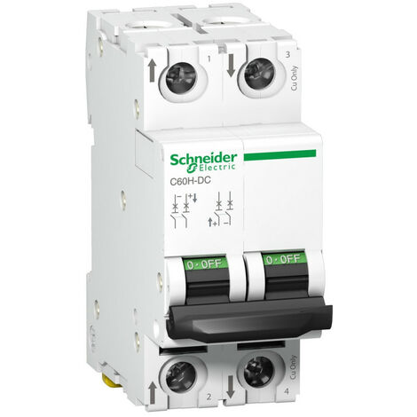 2P 1 A Courant Schneider Electric A9F75201 IC60N Disjoncteur 50//60 Hz Blanc Courbe D Acti 9 85 mm Hauteur x 36 mm Largeur x 78.5 mm Profondeur