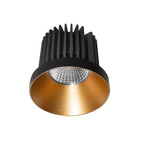 Spot encastré - Syla LED - 10W - 3000 K - Noir et doré