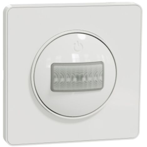 Schneider Electric – Détecteur de mouvement 2 fils pour rénovation – Angle de détection 112° – Zone de détection 10 x 20 m – Temporisation réglable – S520524