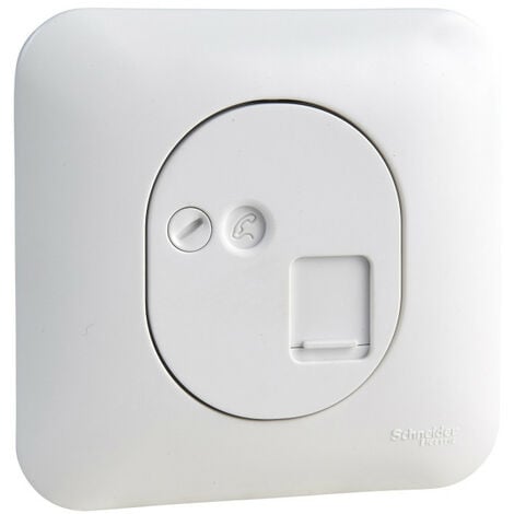 Ovalis - prise RJ45 - cat.6 UTP - grade 1 - téléphone/informatique (S260475)