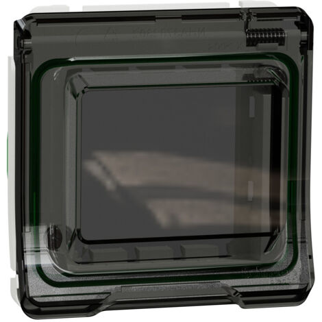 Mureva Styl - Adaptateur pour fonction 45X45 - composable - IP55 - IK07 - blanc (MUR39110) (1/8)