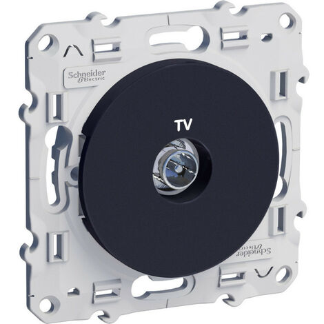 Odace Anthracite, prise télévision simple (S540645-445)