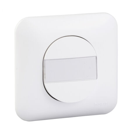 Ovalis - poussoir à fermeture - porte-étiquette - 10A - à griffes - avec plaque (S265266) (1/4)