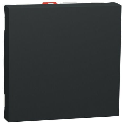 Unica - va-et-vient - 10A - connexion rapide - 2 mod - Anthracite - méca seul (NU320354)