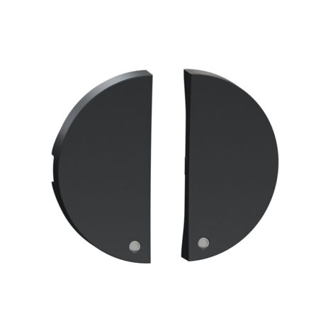 Schneider Electric – Enjoliveur demi 2 pièces anthracite – Compatible avec Odace – Installation facile sans LED – Pour finition esthétique (1/3)