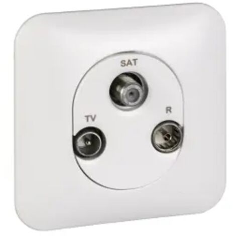 Ovalis - prise TV/FM/SAT - 2 entrées arriére (S260460) (1/4)