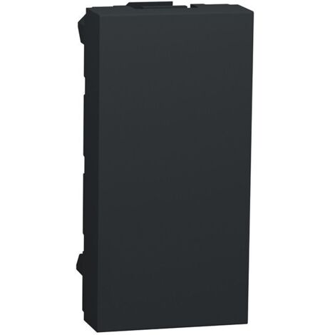 obturateur - 1 module - anthracite - schneider unica nu986554