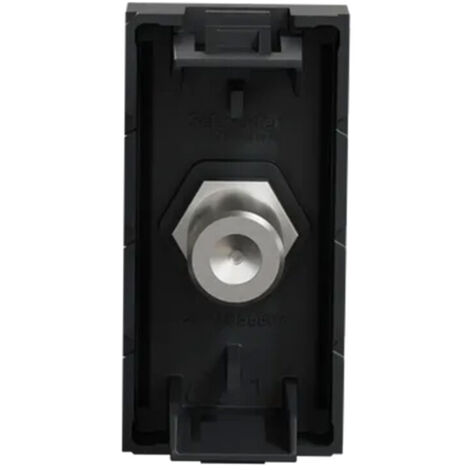 Unica - prise télévision - TV type F - 1 module - Anthracite - mécanisme seul (NU346854) (1/3)